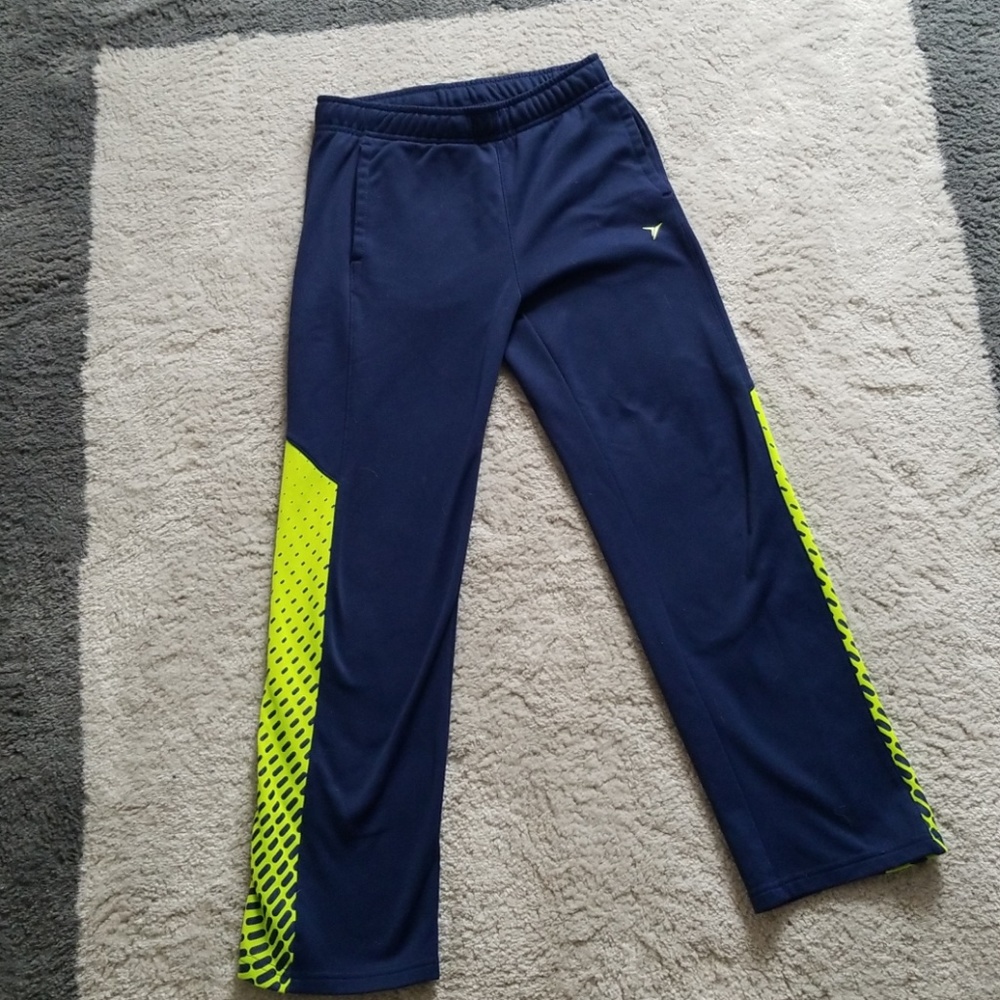 Boys Navy Go-Dry active long pants